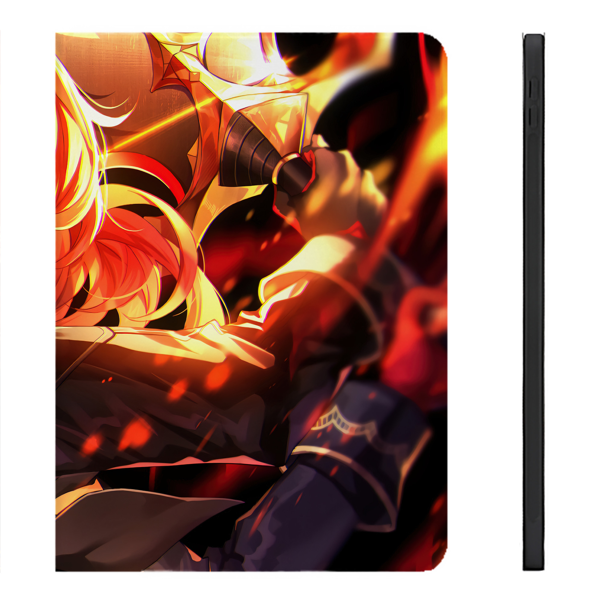 げんし神 genshin IPadケース ペンホルダー付き ブックスタイルデザイン